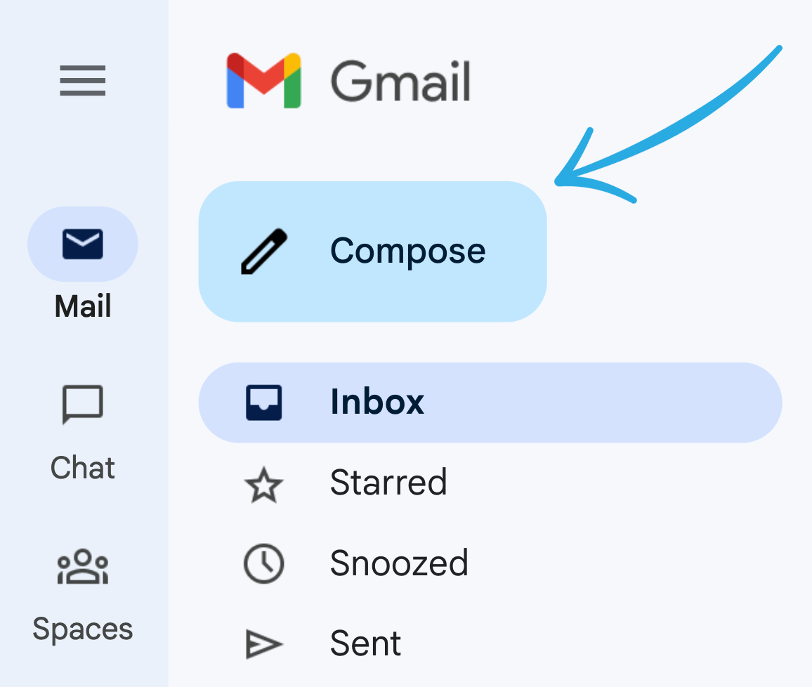 How to request a read receipt in Gmail: step 1