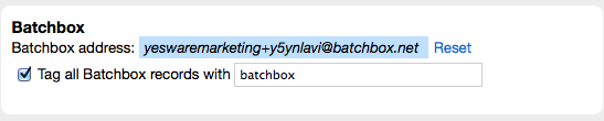 Batchbook Batchbox