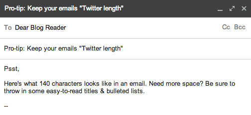 Keep Your Emails Short