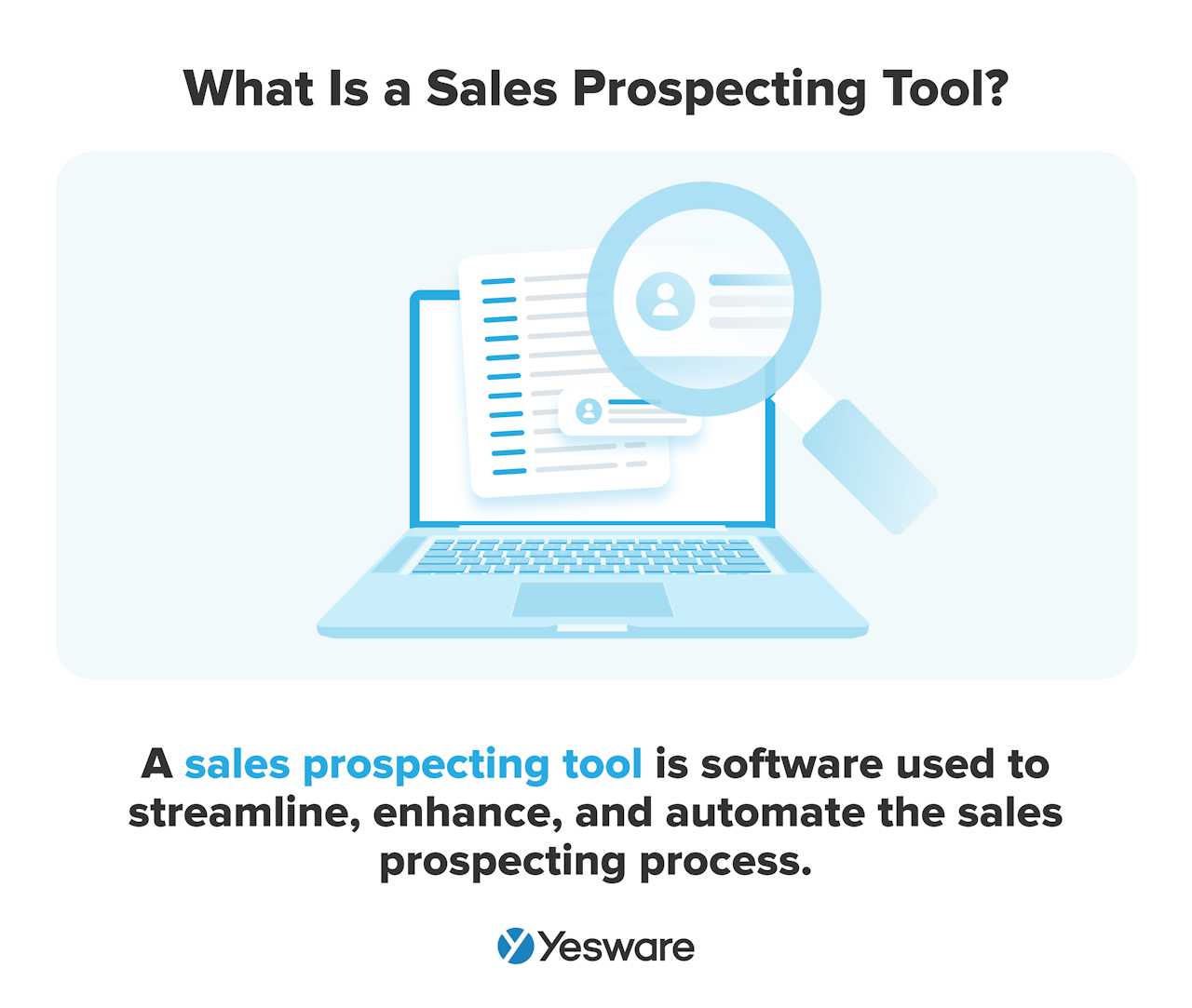 What is a sales prospecting tool?