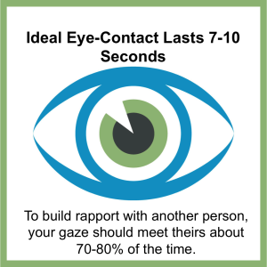 how to gain trust through eye contact