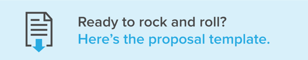 rock and roll with this proposal template