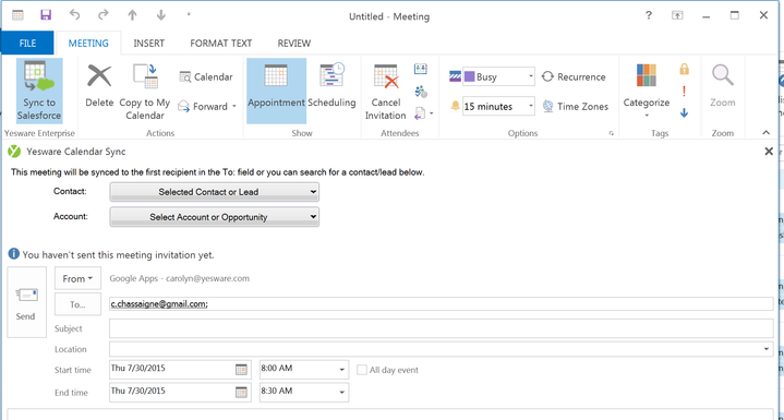 Syncing Yesware for Outlook with Salesforce - Yesware Blog ...