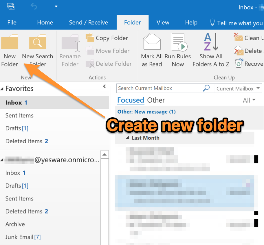 create outlook