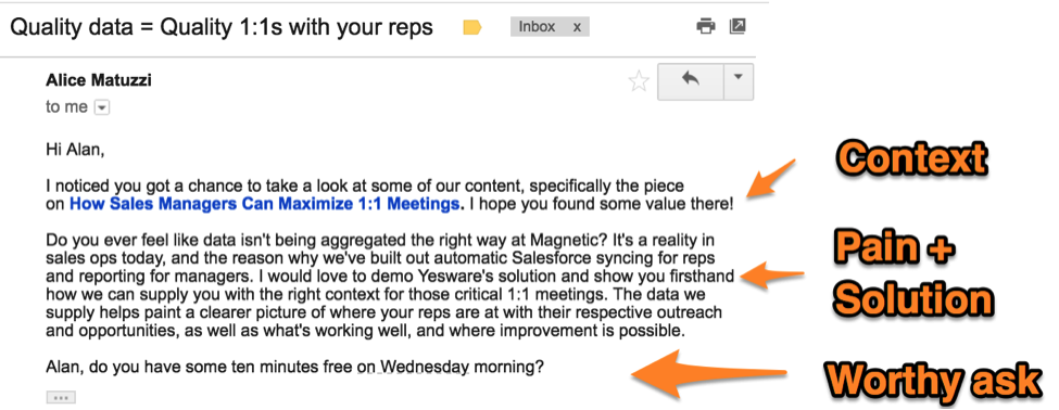 12 Examples of A Follow Up Email Template To Steal Right ...