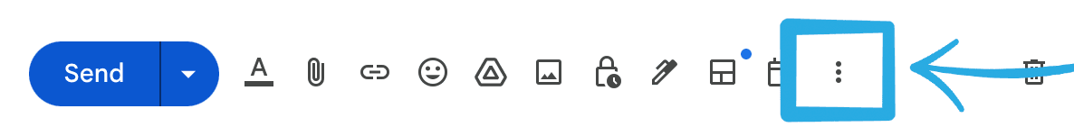 request a Gmail read receipt step 2