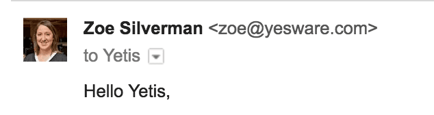 email greetings