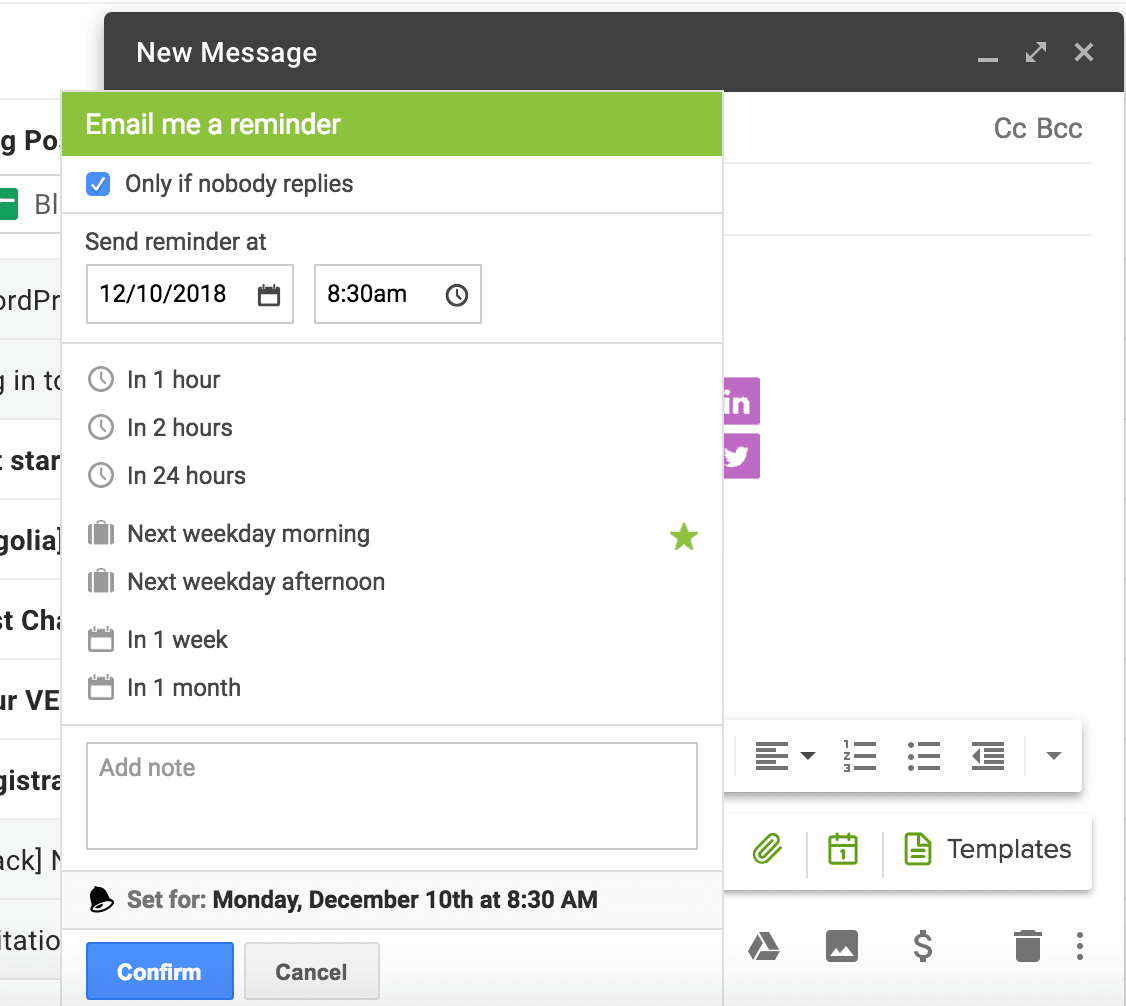 gmail read receipt