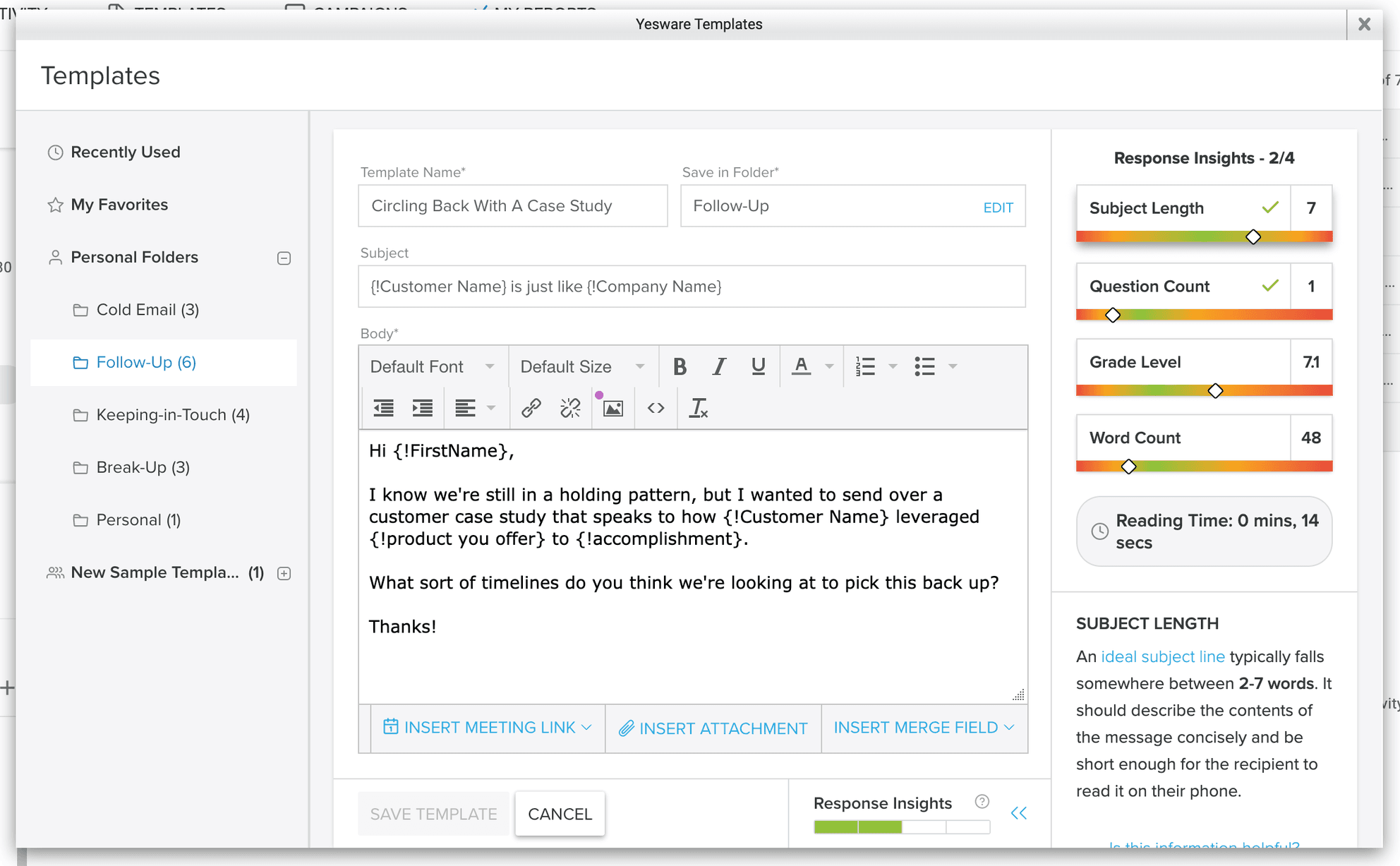 How to Create Gmail Templates for Sales Yesware