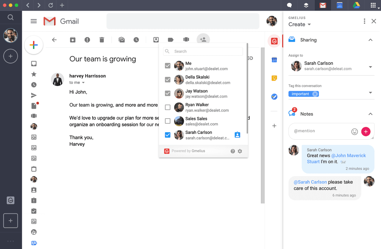 Email Management Software: Gmelius