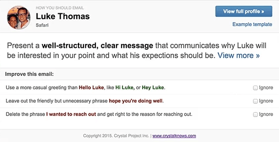 sales prospecting tools _ crystal