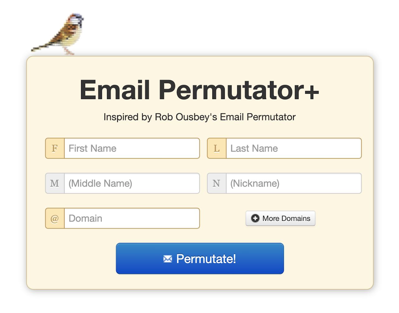 Find Email Addresses | EmailPermutator