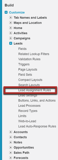 Salesforce_Customize_Leads_Assignment Rules