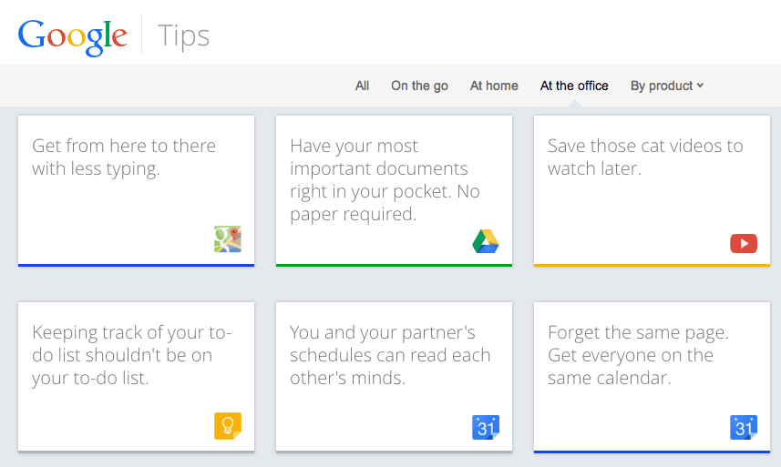 google tips