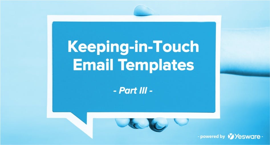 Keeping-in-Touch Email Templates