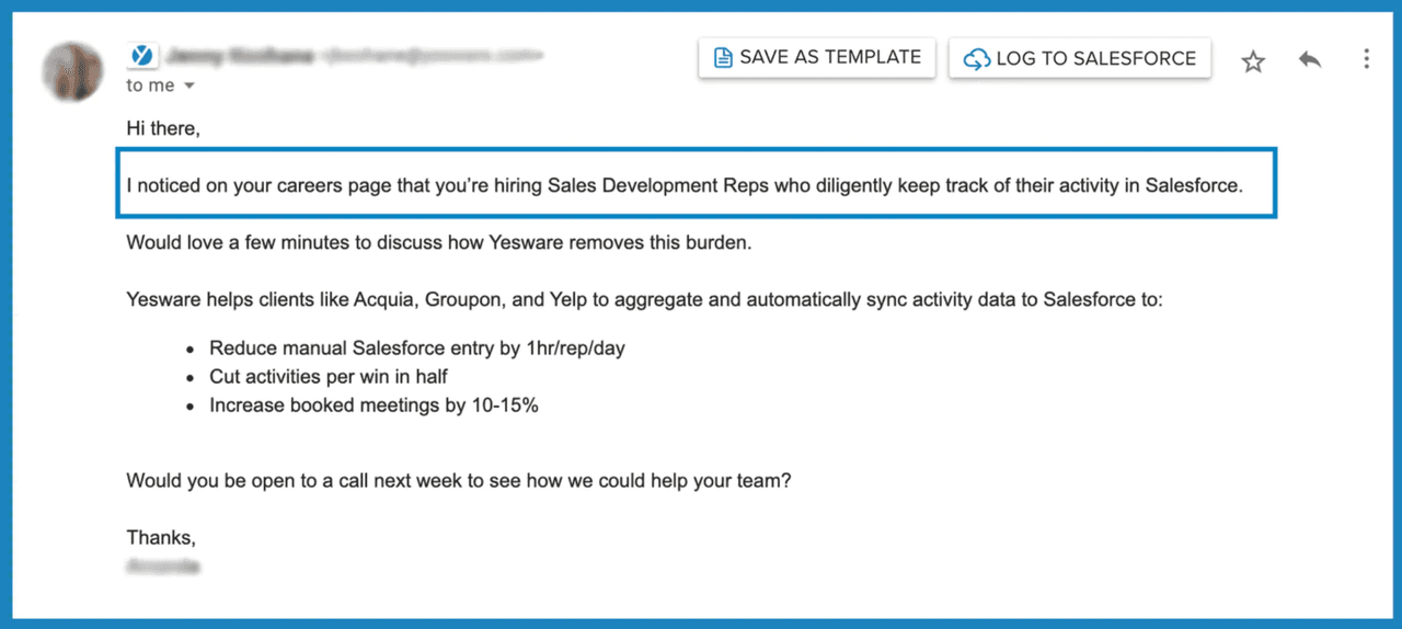 Sales prospecting techniques: use hiring pain points