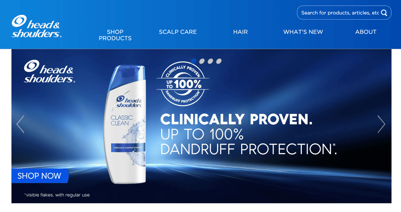 Unique Selling Proposition Example: Head & Shoulders