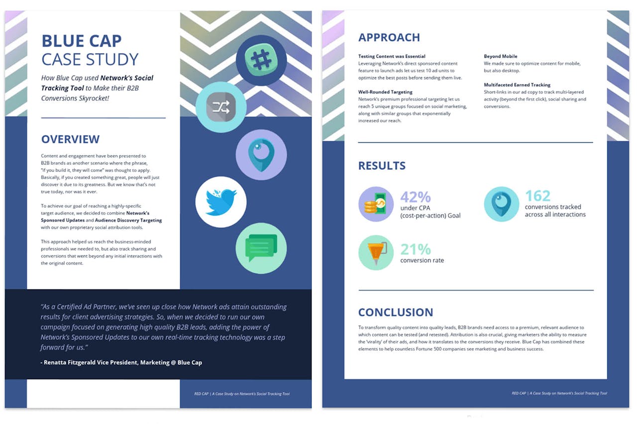 Sales collateral example: case study