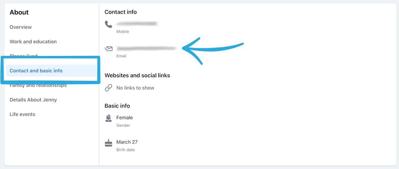 How to find email addresses using Facebook
