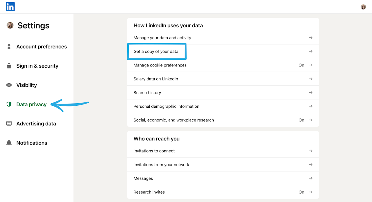 How to find email addresses using LinkedIn: Step 2