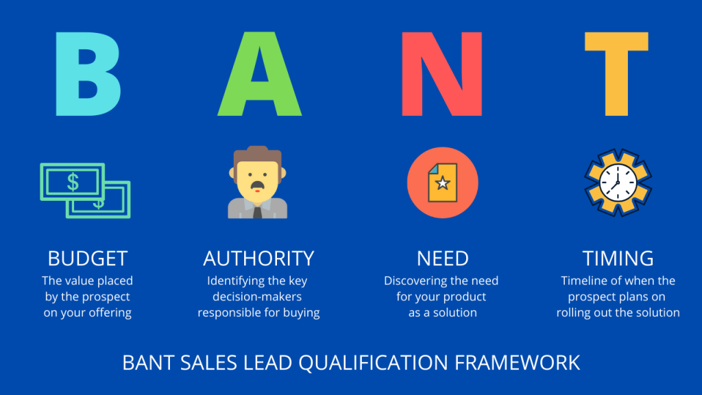 salesforce sales process: BANT