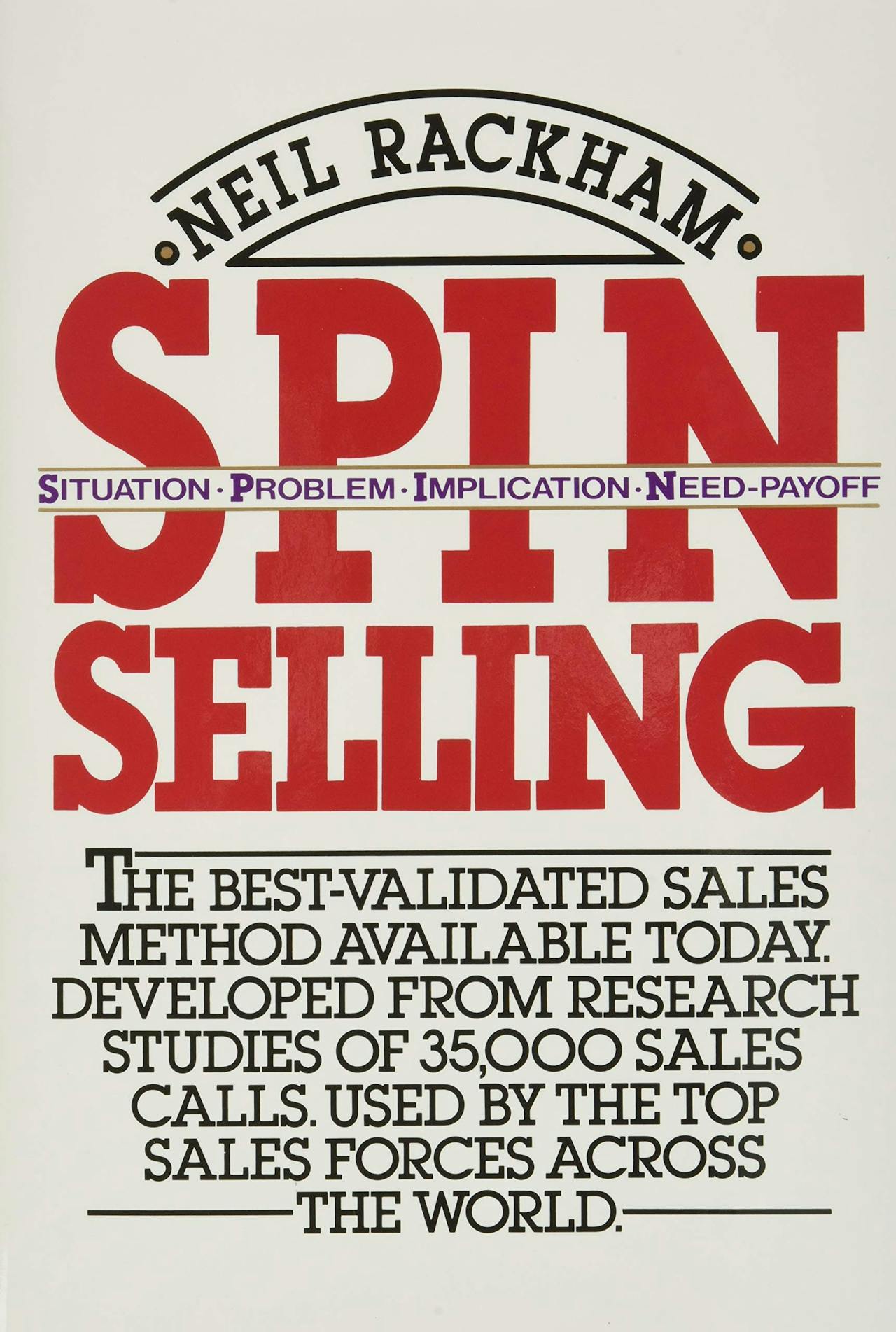 Sales books: SPIN Selling, Neil Rackham