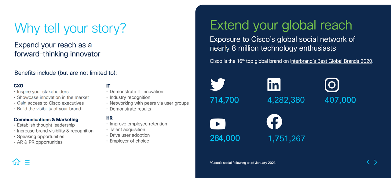 social proof example 8: Cisco