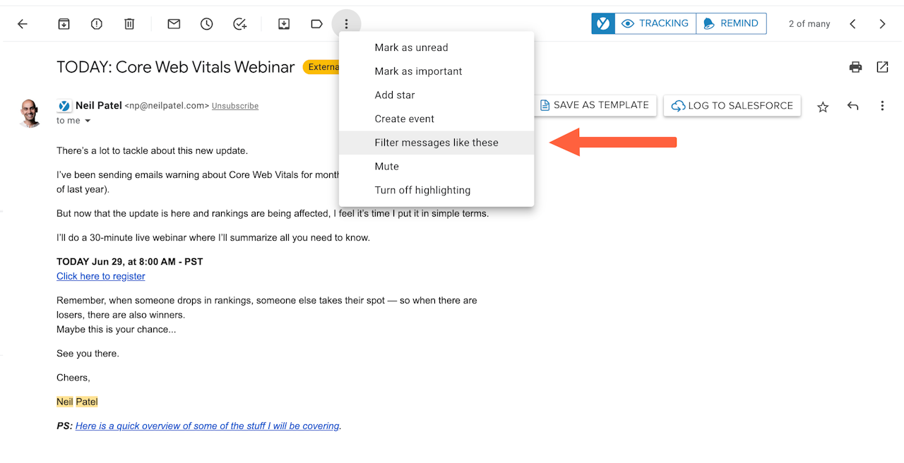 Gmail Automation: Filters