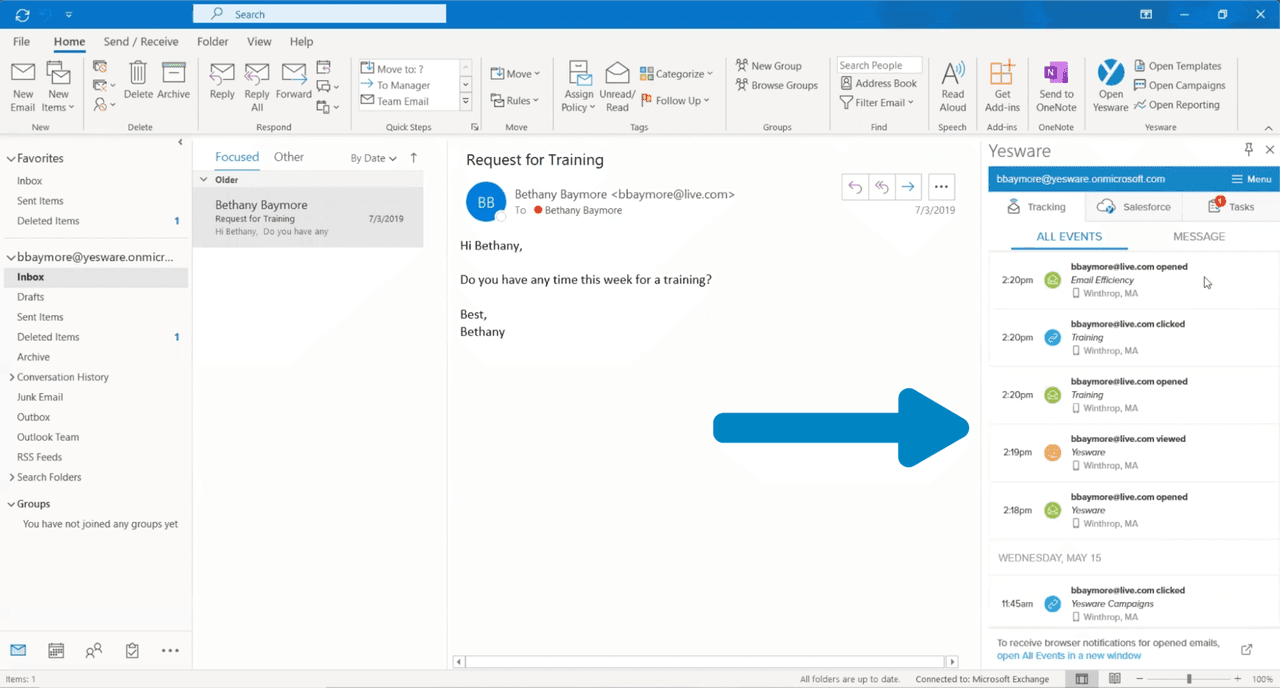 How To Tell if Your Email Has Been Read: Yesware Email Tracking in Outlook