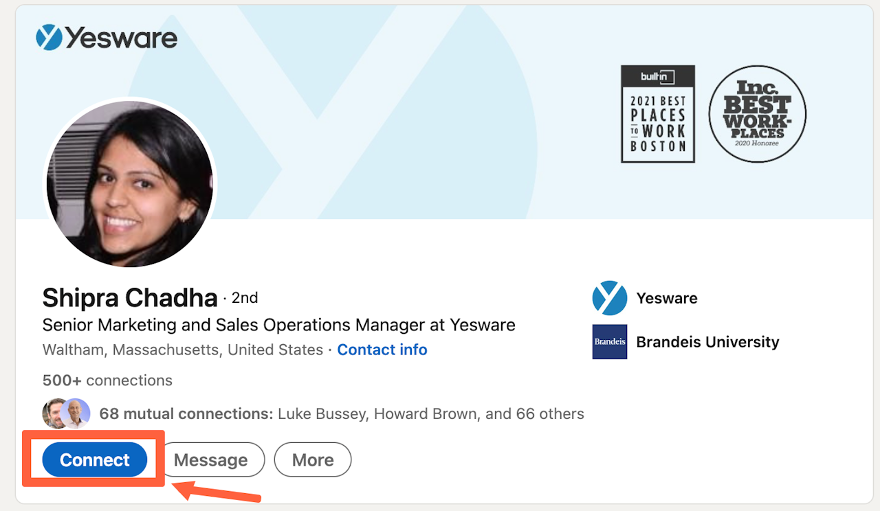 How to send a LinkedIn connection request