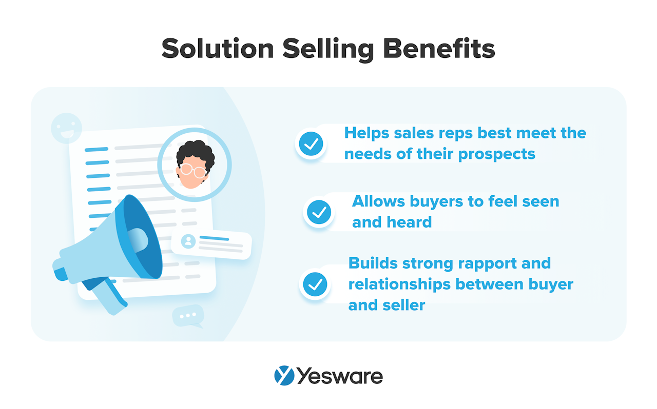 Solution selling benefits