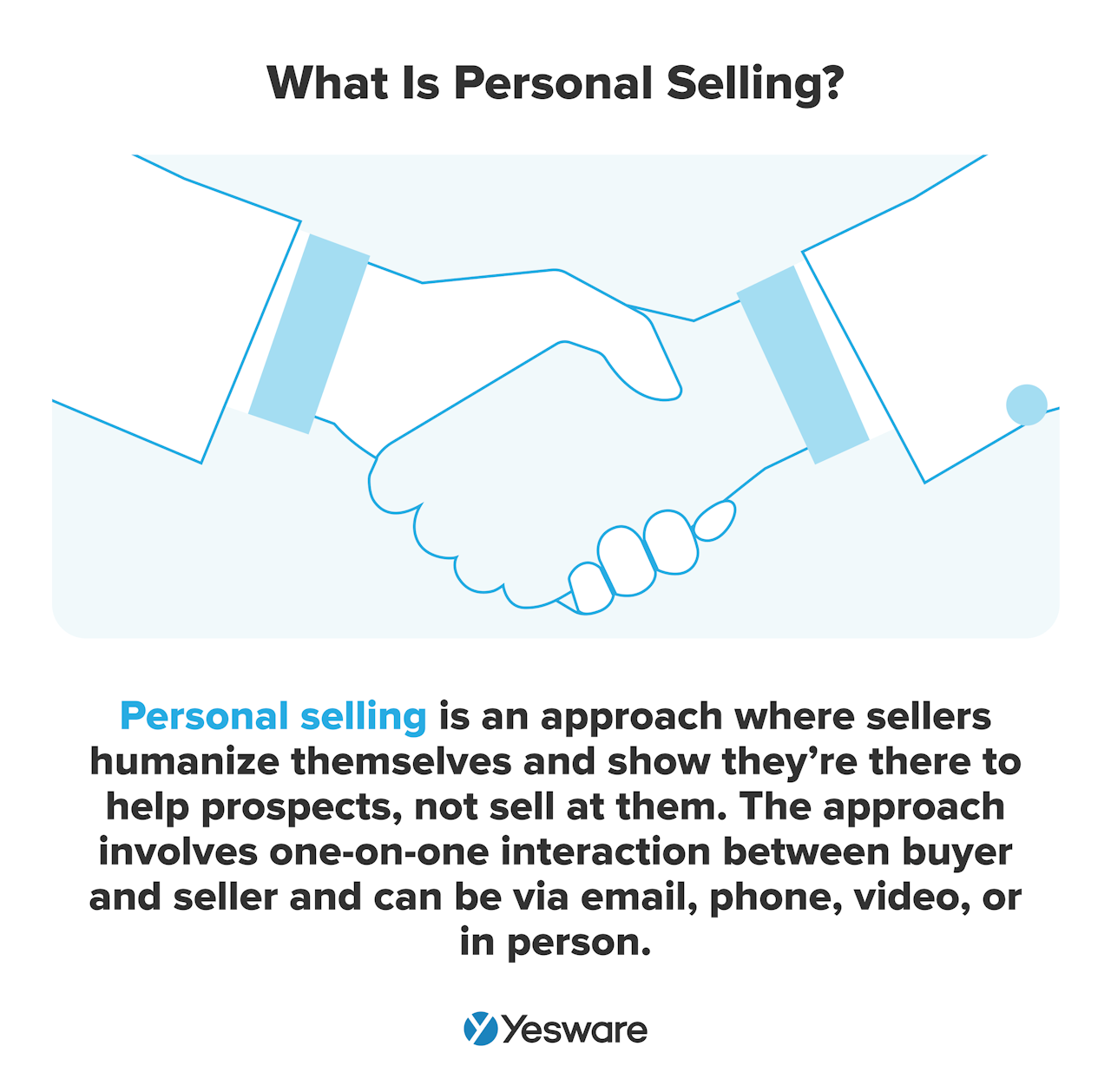 What is personal selling?