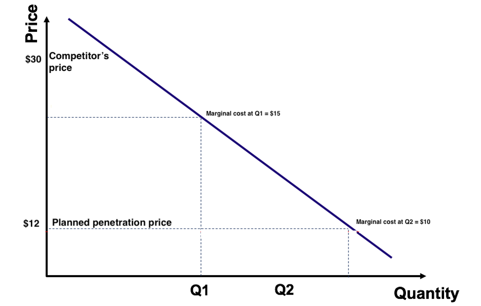 dynamic pricing: penetration pricing