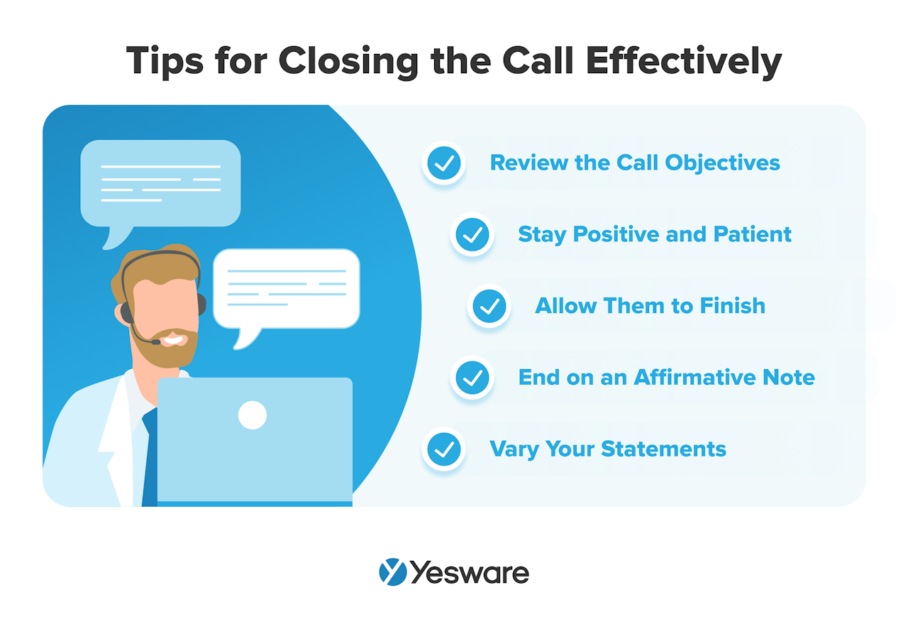 tips for closing the call effectively
