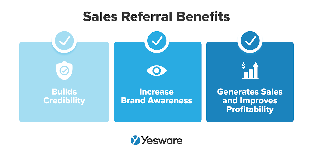 sales referral benefits