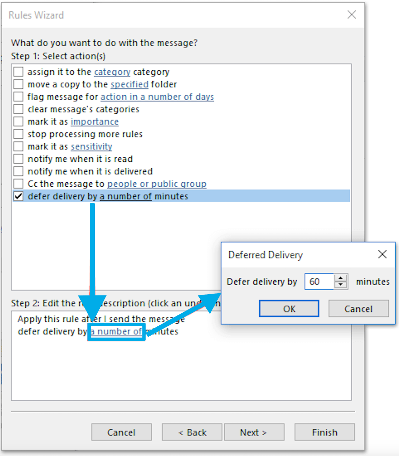 Can you schedule an email in Outlook 3