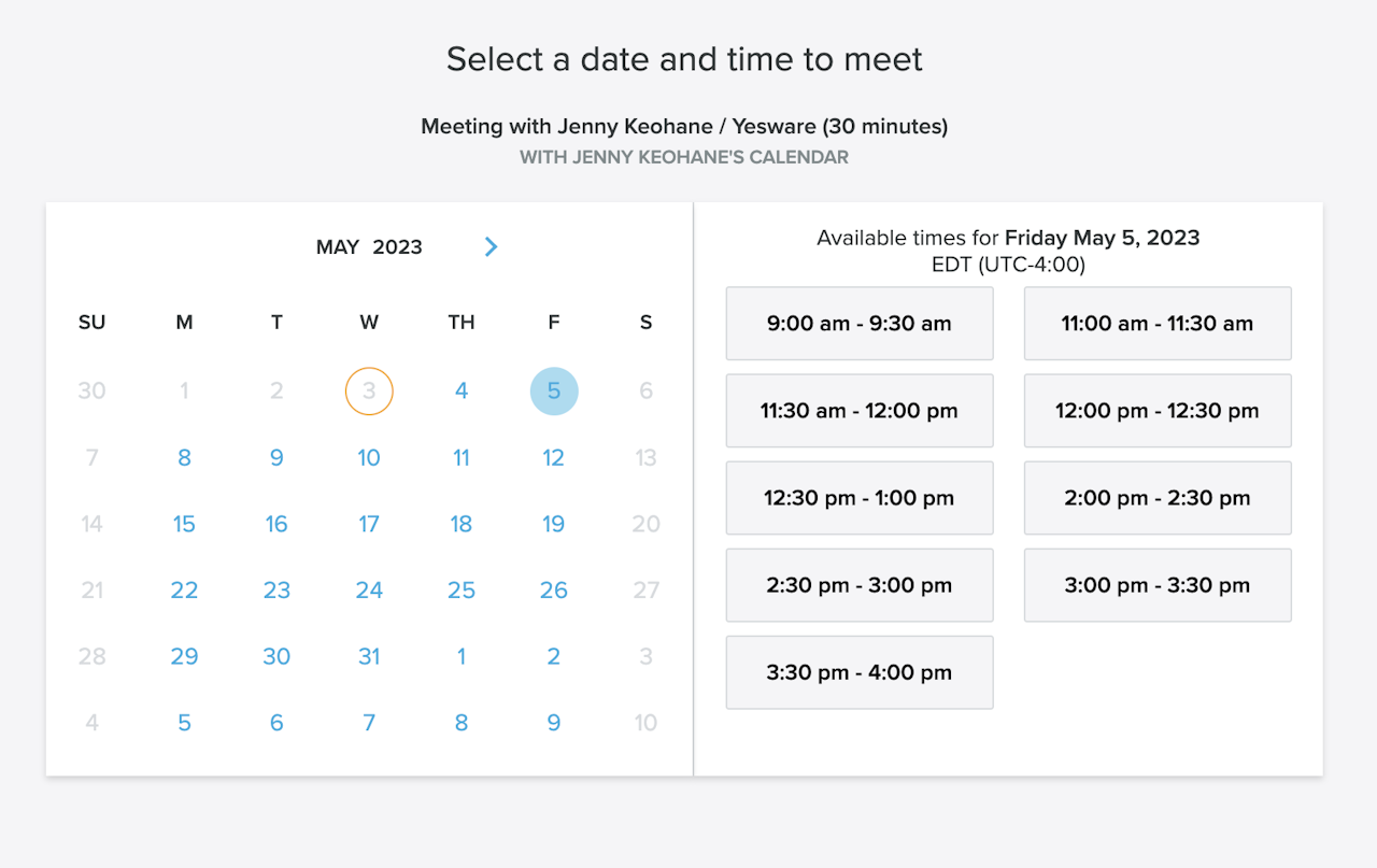 How quickly should you contact inbound leads: meeting scheduler