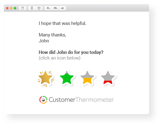 Automate email with customer feedback surveys
