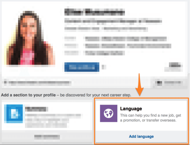 linkedin-profile-language