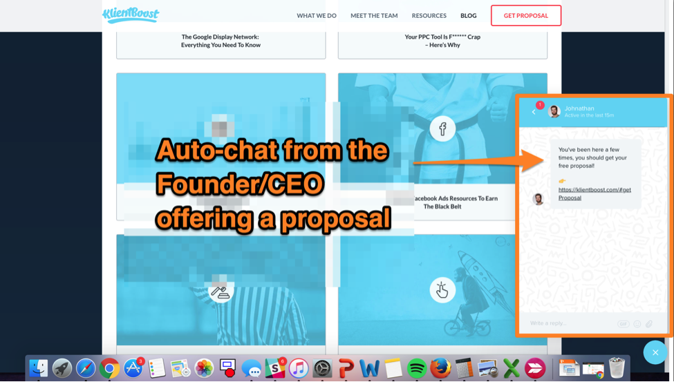 live-chat-from-founder-and-ceo-proposal-template