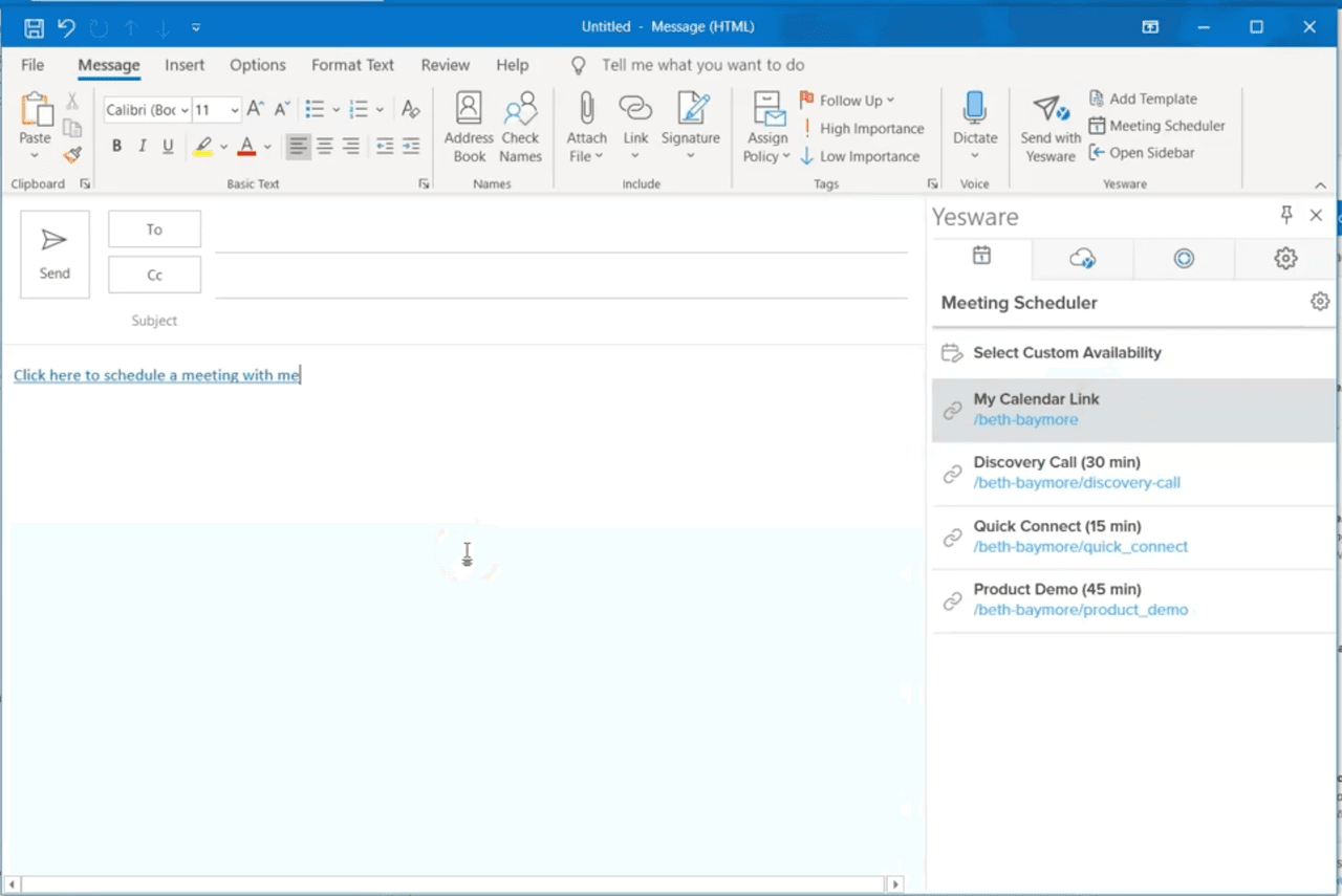 How to Send a Calendar Invite in Outlook + How to Follow Up Yesware