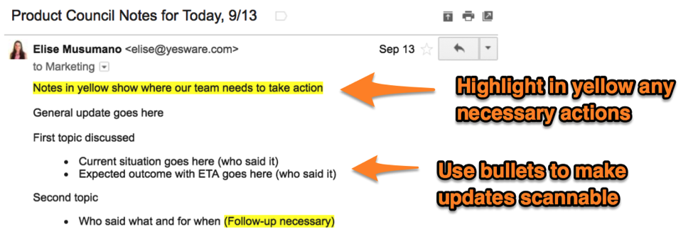 Meeting Recap Template