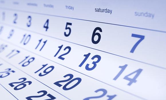 calendar slide