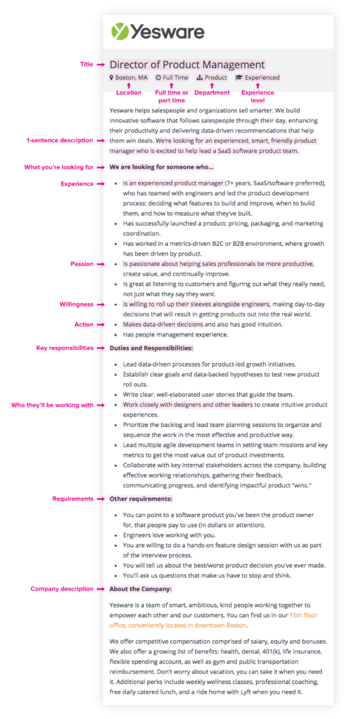 attract qualified candidates with this job description template