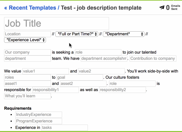 attract qualified candidates with this job description template